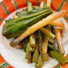 行者にんにく(醤油漬け・天ぷら)
