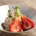 料理メニュー写真&nbsp;果物と生ハムの白和え