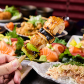 全コース飲み放題付き⇒4,500円～！こぼれいくらが人気の名物「俺の巻き寿司」や当店自慢の本格炭火焼き鳥がバランス良く組まれたコースはコスパ抜群です◎予算に合わせてお選びください！【大井町 俺の 焼き鳥 炭火 コスパ 宴会 女子会 歓送迎会 飲み会 飲み放題 貸し切り】