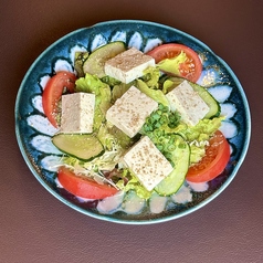 島豆腐サラダ