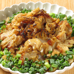 ねぎだく炙り鶏皮ポン酢