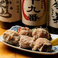 常連様が人気の鶏の唐揚げ