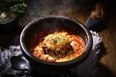 デミグラスハンバーグドリア