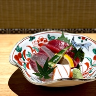 京都中央市場から仕入れる鮮魚