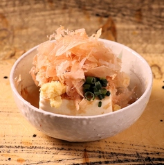 冷奴のとろろおかかまみれ