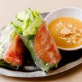 料理メニュー写真&nbsp;野菜の生春巻き