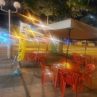 夏の夜風を感じるテラス席！お料理や飲み放題を満喫♪