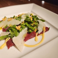 国産馬肉のカルパッチョ