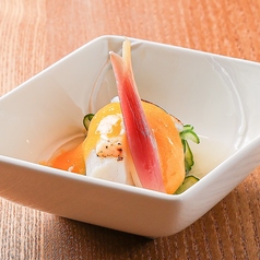 帆立黄身酢掛け