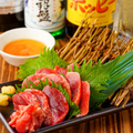 料理メニュー写真 黒薩摩鶏 砂ずり刺し