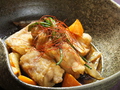 料理メニュー写真 鶏の黒酢炒め/甘エビとホタテの手作り鶏しゅうまい(5個入)