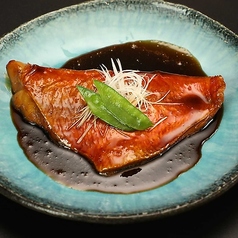 金目鯛片身煮付け