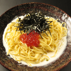 ウニクリームのいくら添え