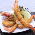 料理メニュー写真&nbsp;４種類から選べる エビフライ 4種盛り