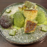 当店でしか味わうことのできない抹茶メニューを。