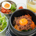 料理メニュー写真&nbsp;期間限定 石焼ビビンバ×冷麺セット