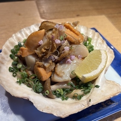ホタテときのこのバター焼き