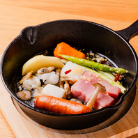 オーナー自ら厳選した食材にこだわりあり◎