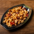 料理メニュー写真&nbsp;ピーナッツのピリ辛ニンニク炒め