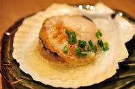 ホタテ七輪焼き