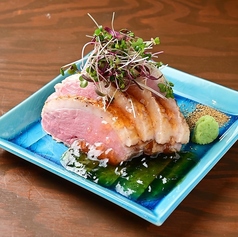 土佐鴨ロースト～トロ茄子出汁ジュレ～
