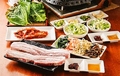料理メニュー写真&nbsp;金アグー豚サムギョプサルセット（1人前）