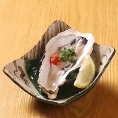 自家製かつおポン酢で食べる　生牡蠣