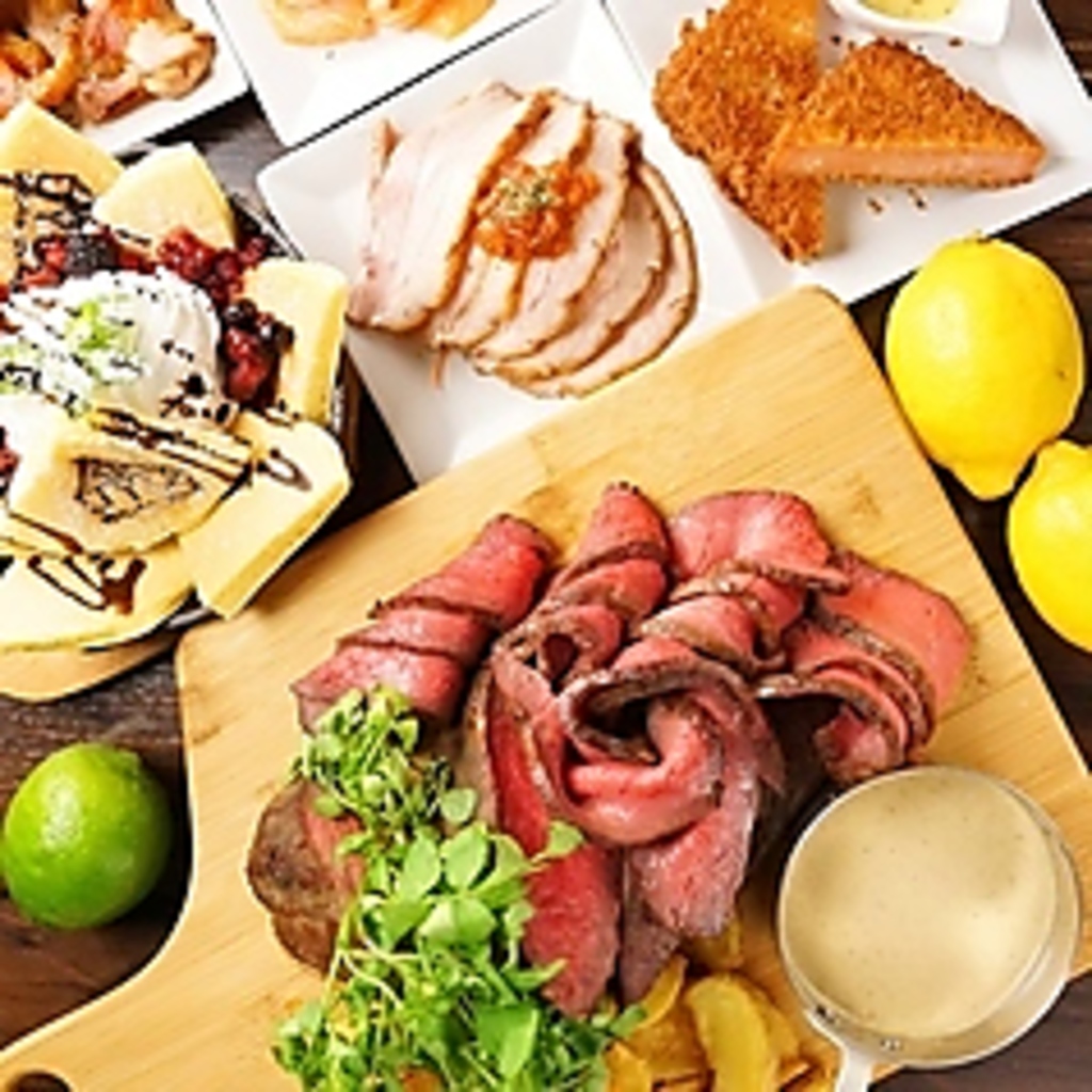 食べ飲み放題コースあり！JYUの単品メニューに無い自慢の肉料理を食べ放題で♪