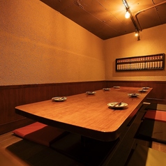 個室でゆったりと♪