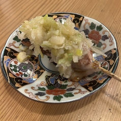 神レバー/にんにくかしら/ねぎま/上たん/若鶏とワサビ