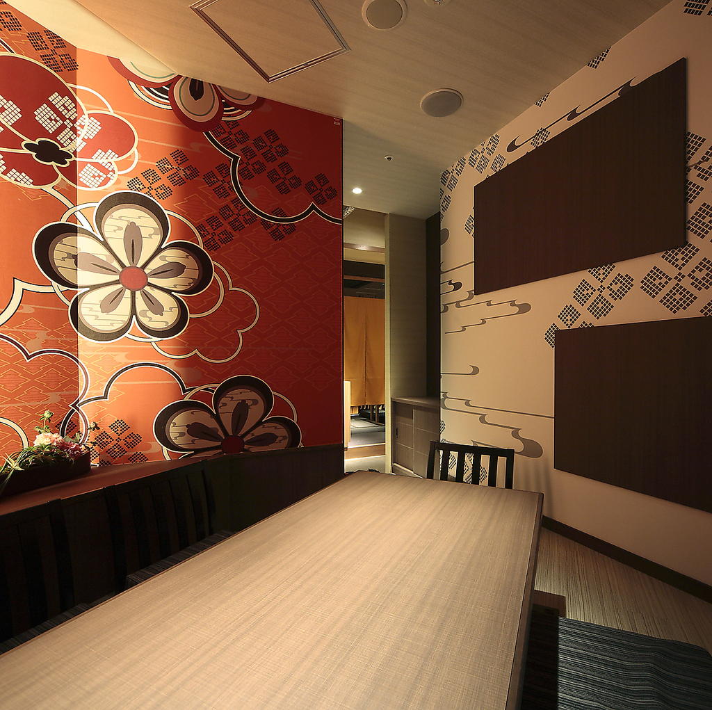 早めのご予約がお薦め！人数に合わせた掘りごたつ個室！忘年会