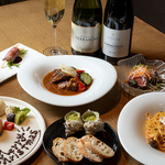 【メインが選べるコース】2時間飲み放題付きコースをご用意♪アラカルトを愉しむ単品飲み放題もあり