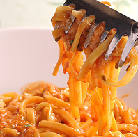 もちもち食感がたまらない！自慢の生パスタ