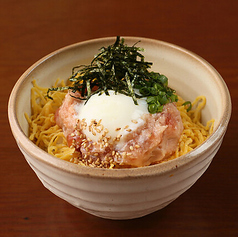 〆のねぎとろ温玉丼