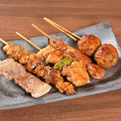 焼き鳥五本盛り