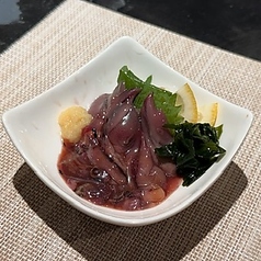 初ホタルイカの酢味噌掛け