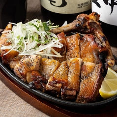 博多地鶏 骨付きもも焼き~薬味まみれ~
