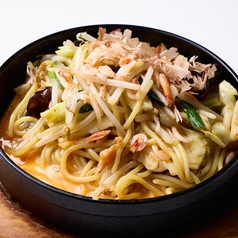 桜エビの鉄板オム焼きそば