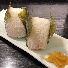 おにぎり2個（梅、鮭、明太子）