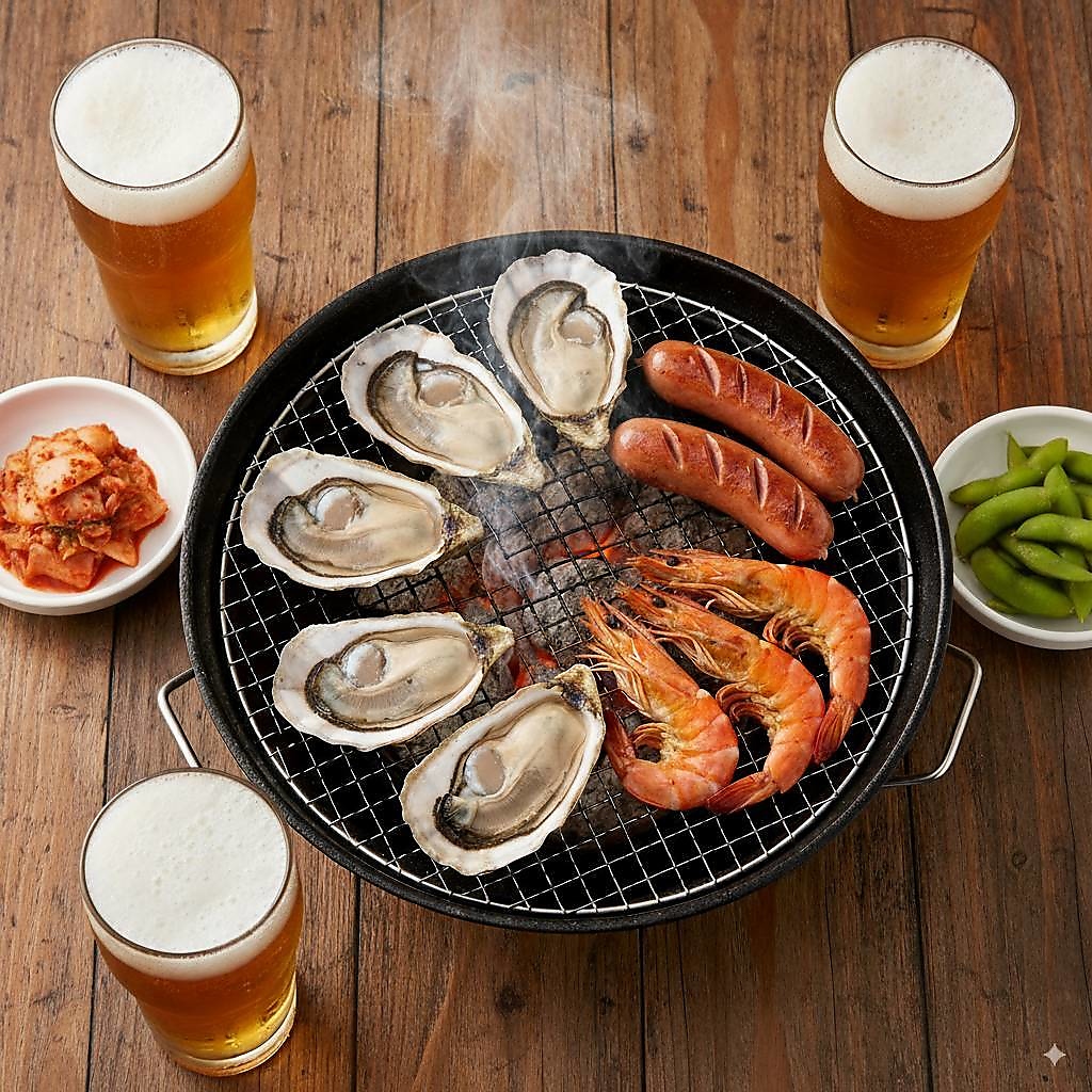 当店名物！本場広島県産のクリーミーな牡蠣がなんと食べ放題♪お肉やサイドメニューも充実してます☆