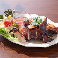 【ジューシーな豚肉と香草】