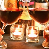 普段のデート使いにもOK☆ワインの種類も豊富にご用意しております