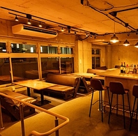 貸切も可！大人の隠れ家のようなお洒落な店内です。