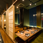 【200ｍの夜景】新宿の最上級夜景《全席完全個室》個室や掘りごたつ席などご用意しております