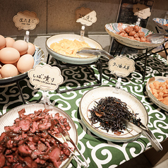 ご飯のお供ビュッフェ