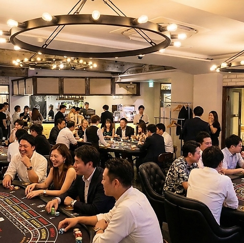 楽しくパーティーが楽しめるカジノスタイルcafe