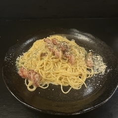 だしカルボナーラ ハーフサイズ