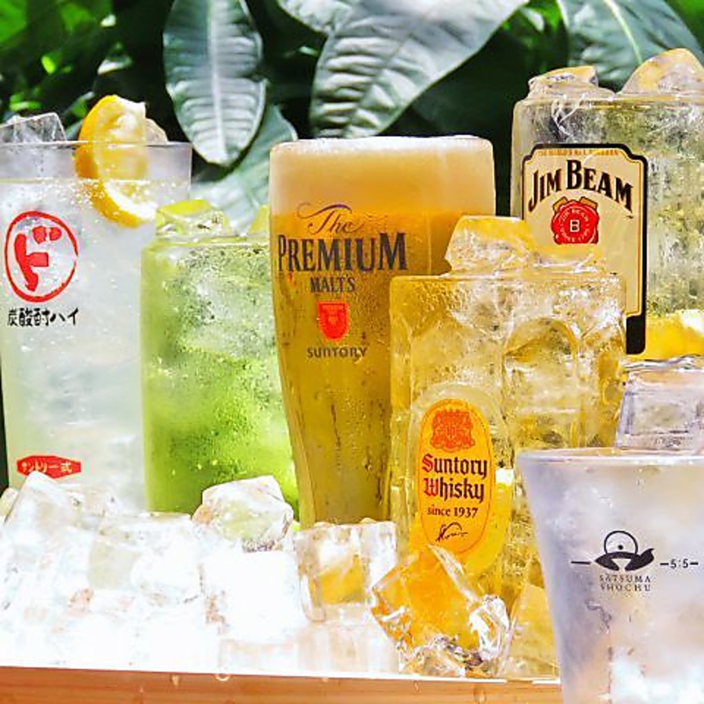 【単品飲み放題コースあり】スタンダード飲み放題とプレミアム飲み放題の2種がございます！