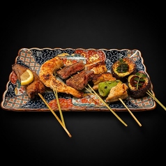 おまかせ串焼き5種盛り