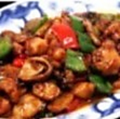 鶏肉の甘味噌炒め（中辛）